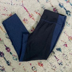 Outdoor Voiced L 7/8 workout pants blue/black